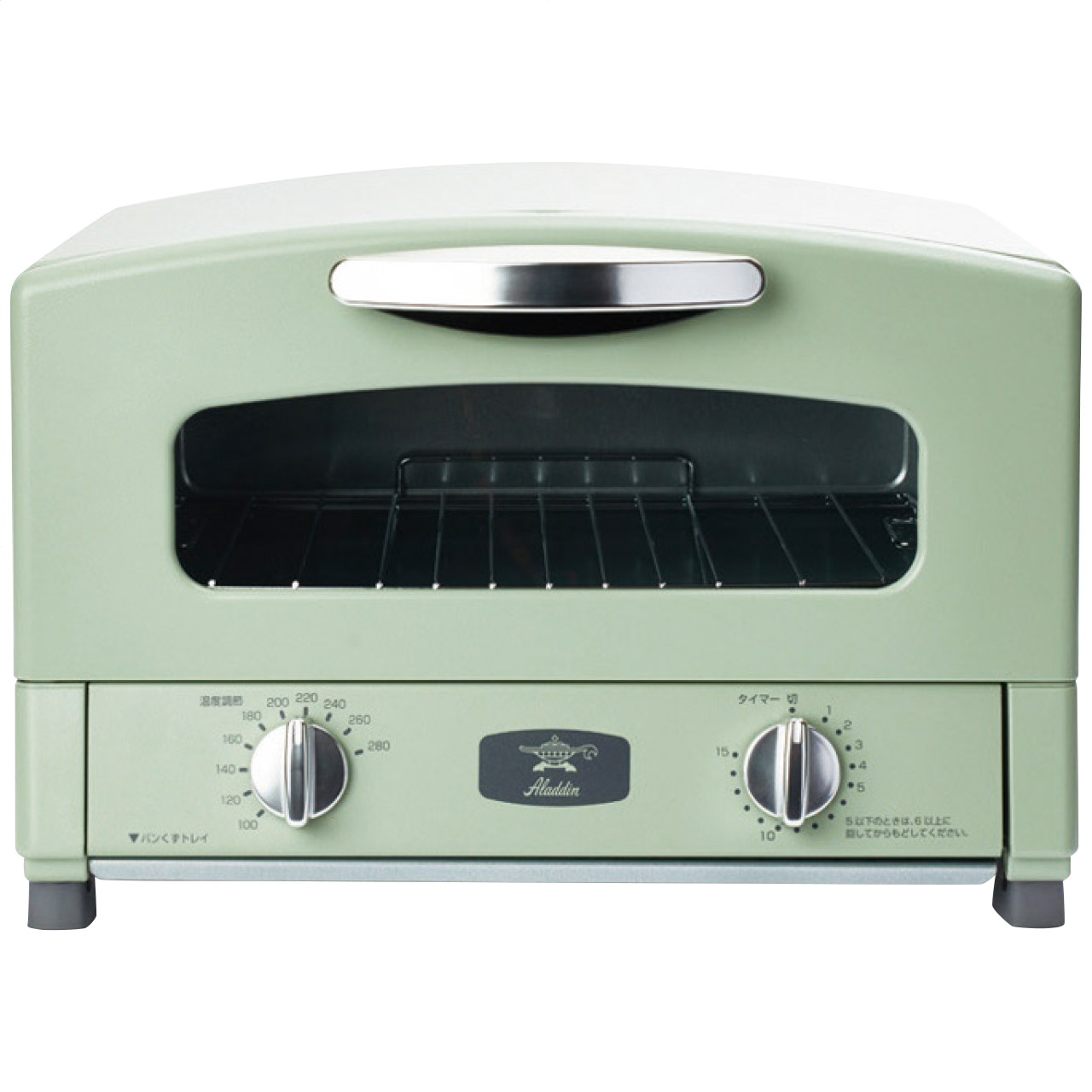 アラジン　グラファイト トースター 2枚焼き　グリーン CAT-GS13B調理機器